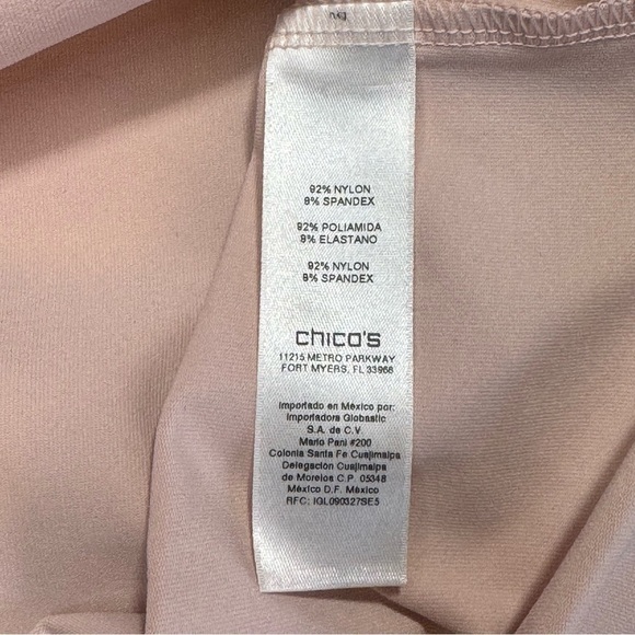 Chico’s Blush Pink Tank Top size 3 - XL - Picture 5 of 8